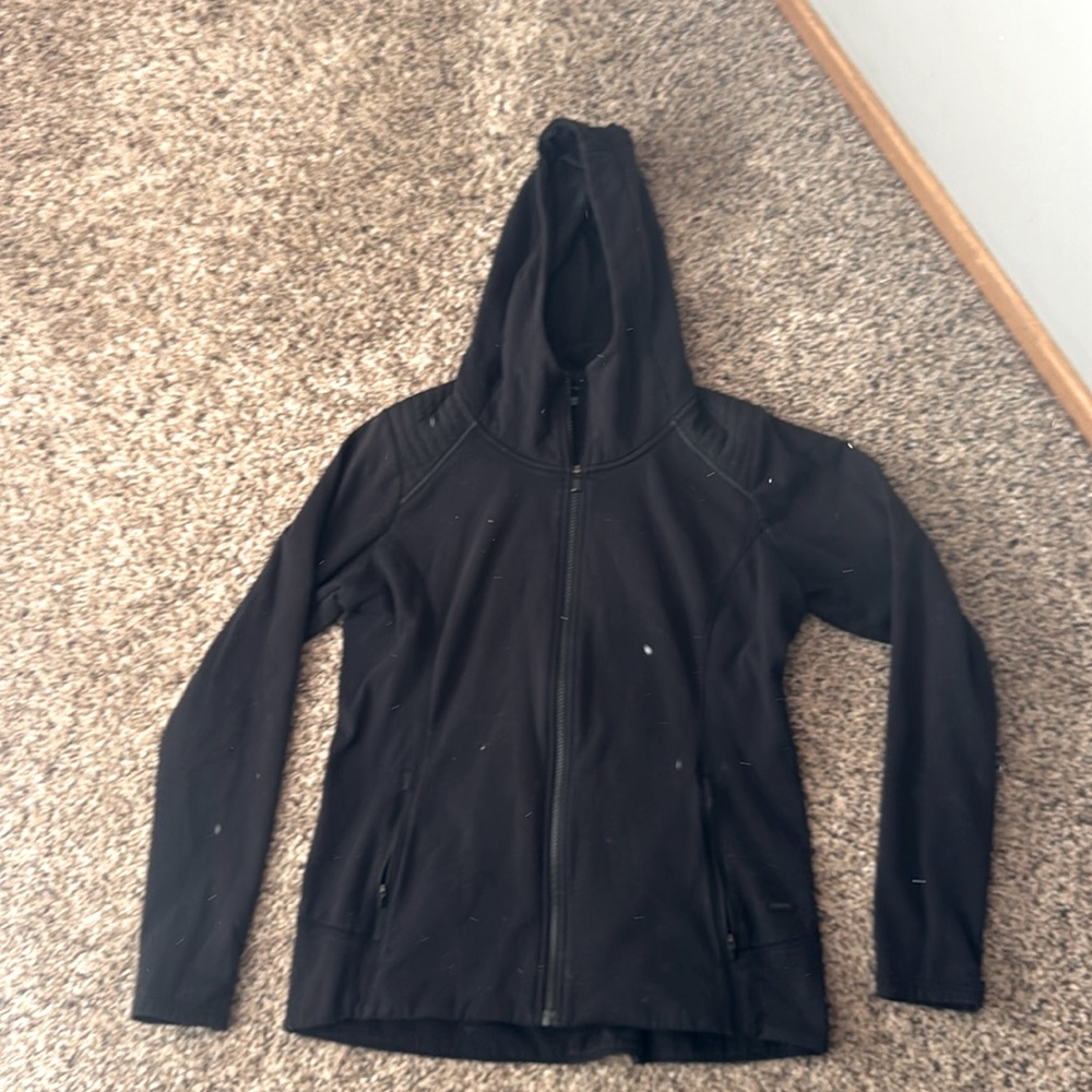 Athleta black zip up sweatshirt